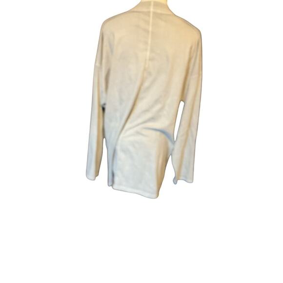 Free People Women’s Mock Neck Long Sleeve Tee. Grey. Size Medium. - Picture 5 of 11